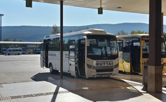 dalaman havalimanı muttaş otobüs seferleri saatleri fethiye havalimanı marmaris